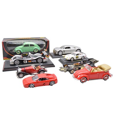 Lot 36 - Eight Solido, Maisto, Burago and Corgi vehicles