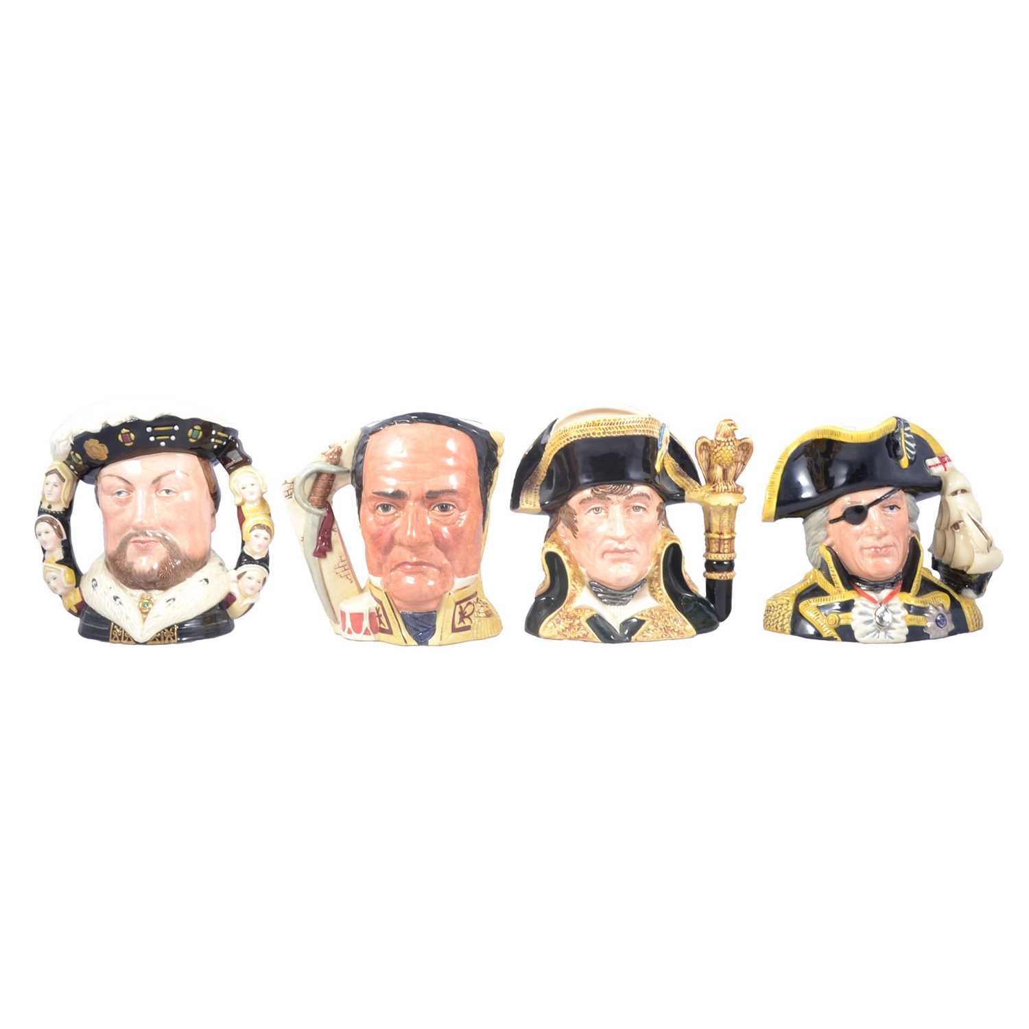 Lot 5 - Four limited edition / special edition Royal Doulton character jugs.