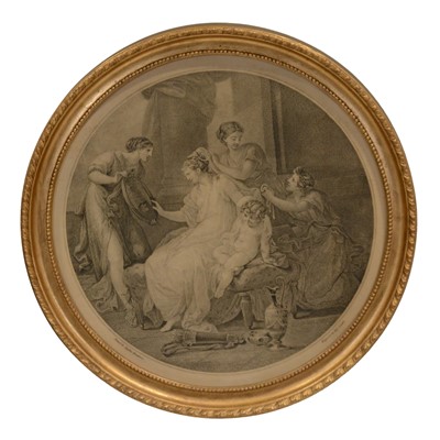 Lot 351A - After Angelica Kauffman, engraved by Trotter, The Mirror of Venus