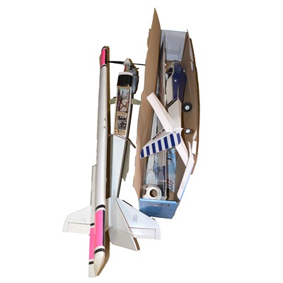 Lot 521 - Two RipMax WOT-4 model aircraft with Irvine glow engine