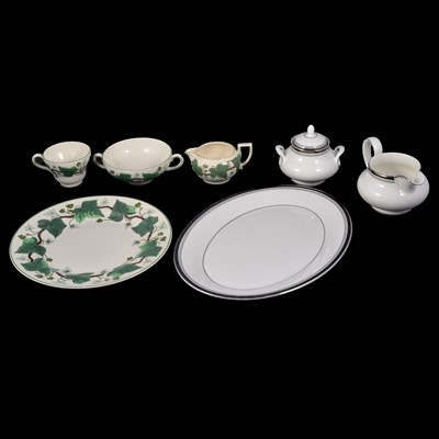 Lot 46 - Wedgwood 'Napoleon Ivy' large tea and dinner service; and a part Royal Doulton 'Sarabande' service