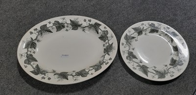 Lot 46 - Wedgwood 'Napoleon Ivy' large tea and dinner service; and a part Royal Doulton 'Sarabande' service