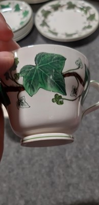 Lot 46 - Wedgwood 'Napoleon Ivy' large tea and dinner service; and a part Royal Doulton 'Sarabande' service