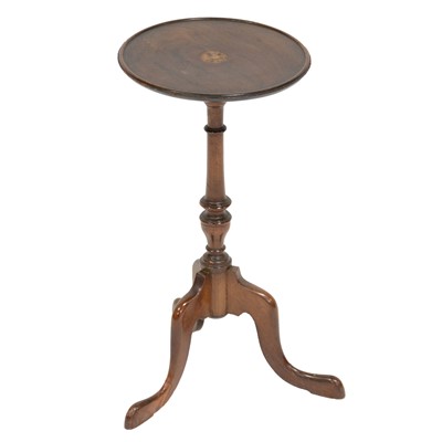 Lot 438 - Inlaid walnut wine table