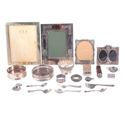 Lot 346 - Collection of small silver and photograph frames