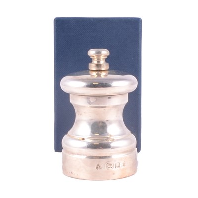 Lot 308 - Silver pepper grinder