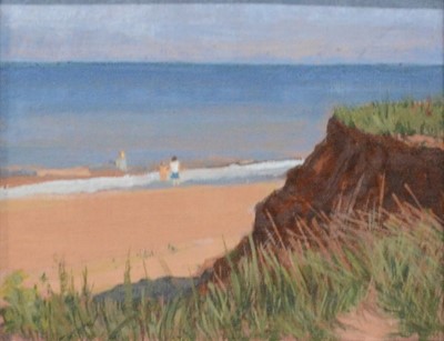 Lot 350 - Margaret Chapman, Beached and a companion painting