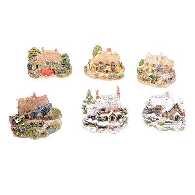 Lot 29 - Six large Lilliput Lane Models