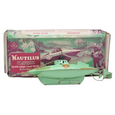 Lot 298 - Sutcliffe Model 'Nautilus' clockwork submarine, boxed
