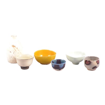 Lot 105 - Collection of contemporary Japanese stoneware and porcelain ceramics