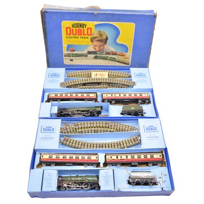 Lot 396 - Two Hornby Dublo EDP12 train sets