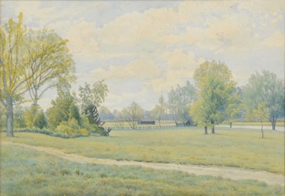 Lot 358 - William Fraser Garden, Parkland scenes, a pair