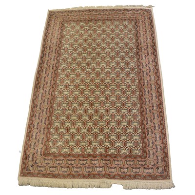 Lot 508 - Persian silk small carpet