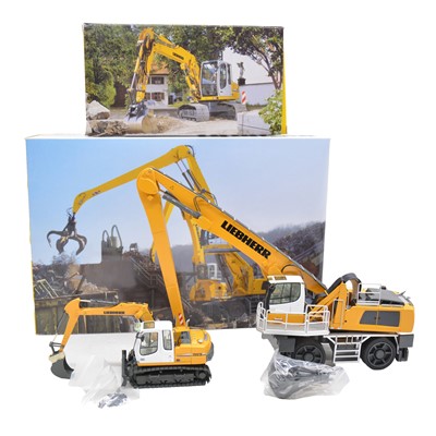 Lot 9 - Two NZG Liebherr die-cast models 810 and 678, boxed