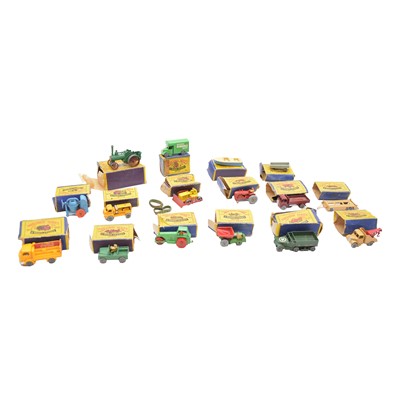 Lot 99 - Fifteen Lesney Matchbox die-cast models, with 'Model of Yesteryear'