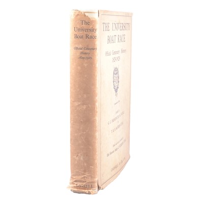 Lot 147 - Drinkwater and Sanders, The University Boat Race, Official Centenary History, commemorative issue
