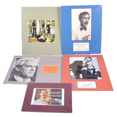 Lot 287 - British Comedy: collection of John Cleese/ Fawlty Towers related autographs