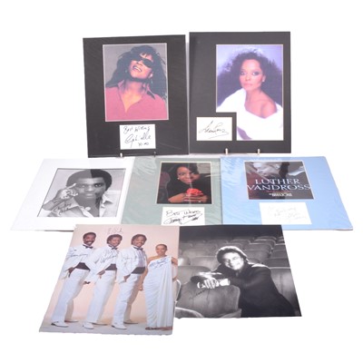 Lot 276 - Soul/ Motown: a collection of autographs
