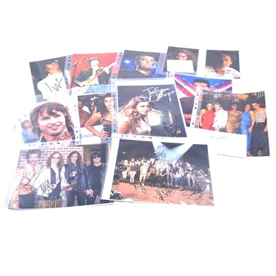 Lot 266 - Music: assorted autographs from musicians and celebrities, 1990s-2000s