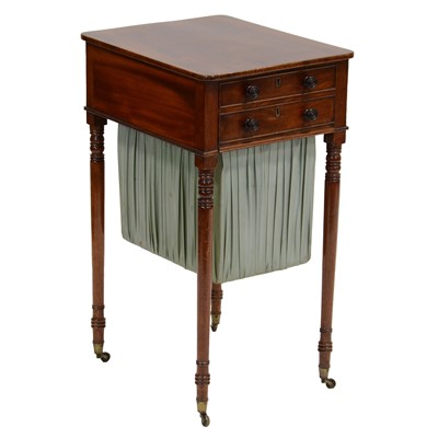 Lot 471 - Regency mahogany work table