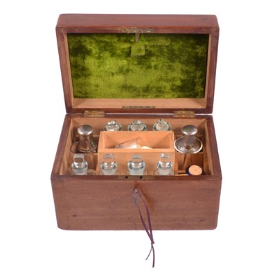 Lot 148 - 19th Century mahogany apothecary box