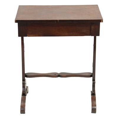 Lot 472 - Victorian mahogany work table