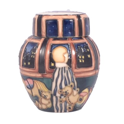 Lot 25 - Nicola Slaney for Moorcroft Pottery, a 'Wish Upon a Star' pattern ginger jar and cover