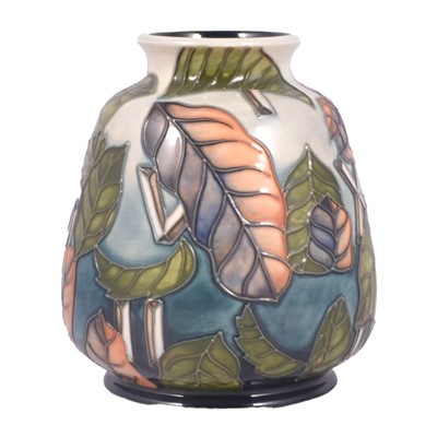 Lot 16 - Moorcroft Pottery, a Collectors Club 'Millennium Fall' pattern vase