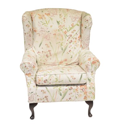 Lot 470 - Wing back armchair