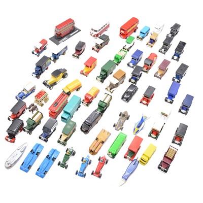 Lot 41 - Fifty-nine loose die-cast models, including Corgi and Lledo