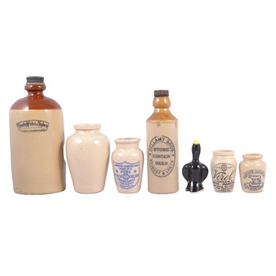 Lot 83 - Two boxes of assorted ceramic including stoneware kitchenalia