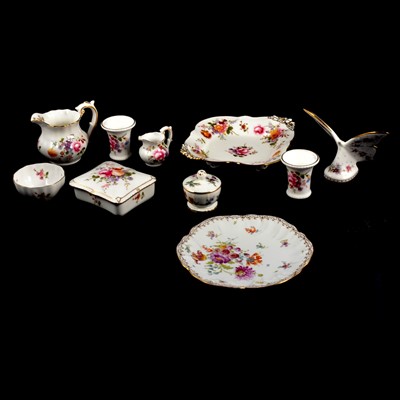 Lot 100 - Small collection of Royal Crown Derby 'Derby Posies' wares and other items