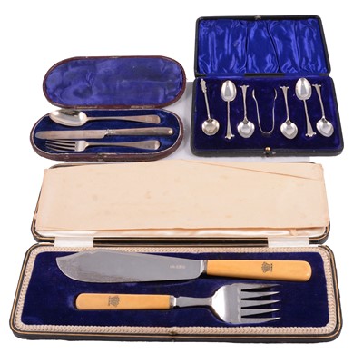Lot 315 - Silver cutlery