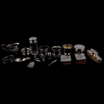 Lot 343 - Quantity of small silver