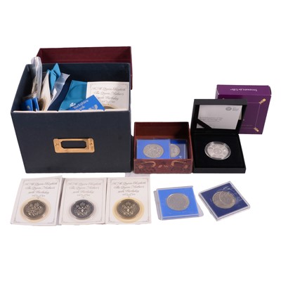 Lot 218 - Coins; Commemoratives, presentation packs, old circulated coins, etc.