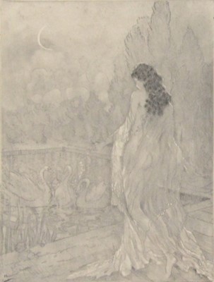 Lot 289 - After Edouard Chimot (French, 1880-1959), three drypoint etchings