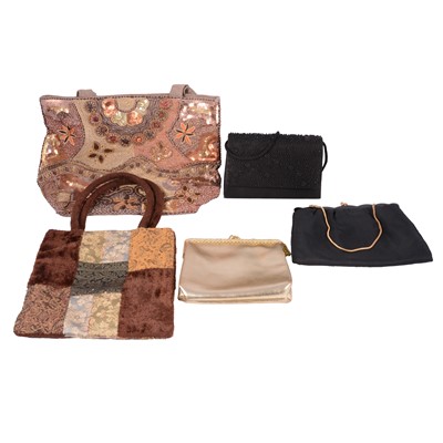 Lot 194 - Eleven various handbags - fabric and evening.