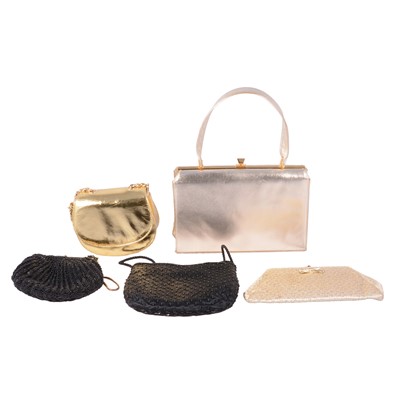 Lot 192 - Eleven vintage evening bags and purses, shawl.