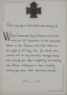 Lot 25 - Dambusters / 617 / Gibson interest