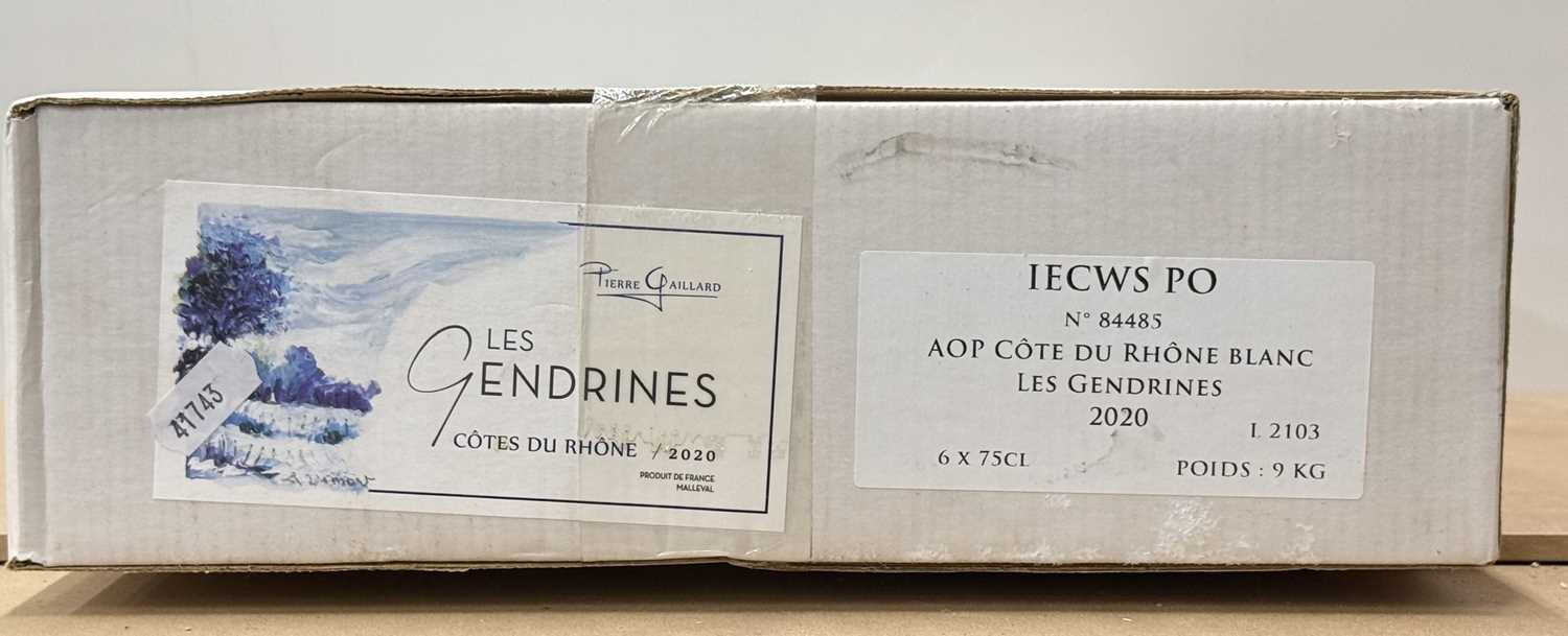 Lot 5 - Les Gendrines, Pierre Gaillard 2020, Cotes du Rhone
