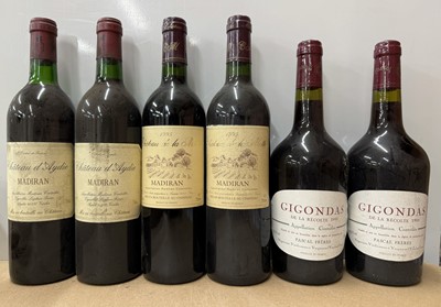Lot 353 - Seven assorted vintage Bordeaux region wines, including a magnum