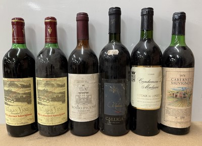 Lot 28 - Twelve assorted Italian and other European red wines