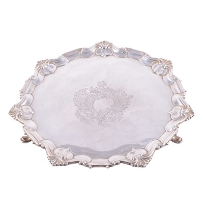 Lot 300 - A silver salver, William Hutton & Sons Ltd, London 1896.