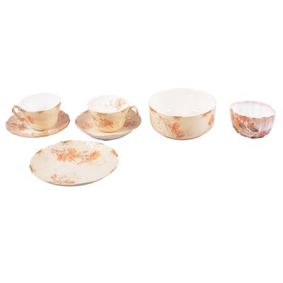 Lot 129 - Small collection of Limoges teaware and similar Doulton tableware