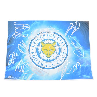 Lot 148 - Sixteen Leicester City football club signed photos