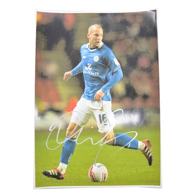 Lot 148 - Sixteen Leicester City football club signed photos