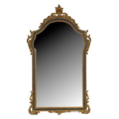 Lot 524 - Parcel gilt and painted pier glass, 20th century