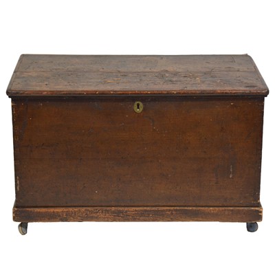 Lot 402 - Stained pine blanket box