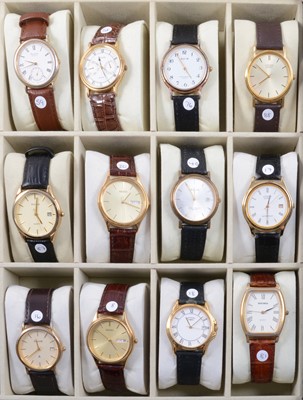 Lot 435 - Accurist, Pulsar, Seiko, Avia, Rotary, Citizen, Sekonda - twelve gentlemen's quartz wristwatches.