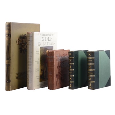 Lot 129 - Golfing interest: five assorted volumes, inc. Darwin, Hutchinson, and others